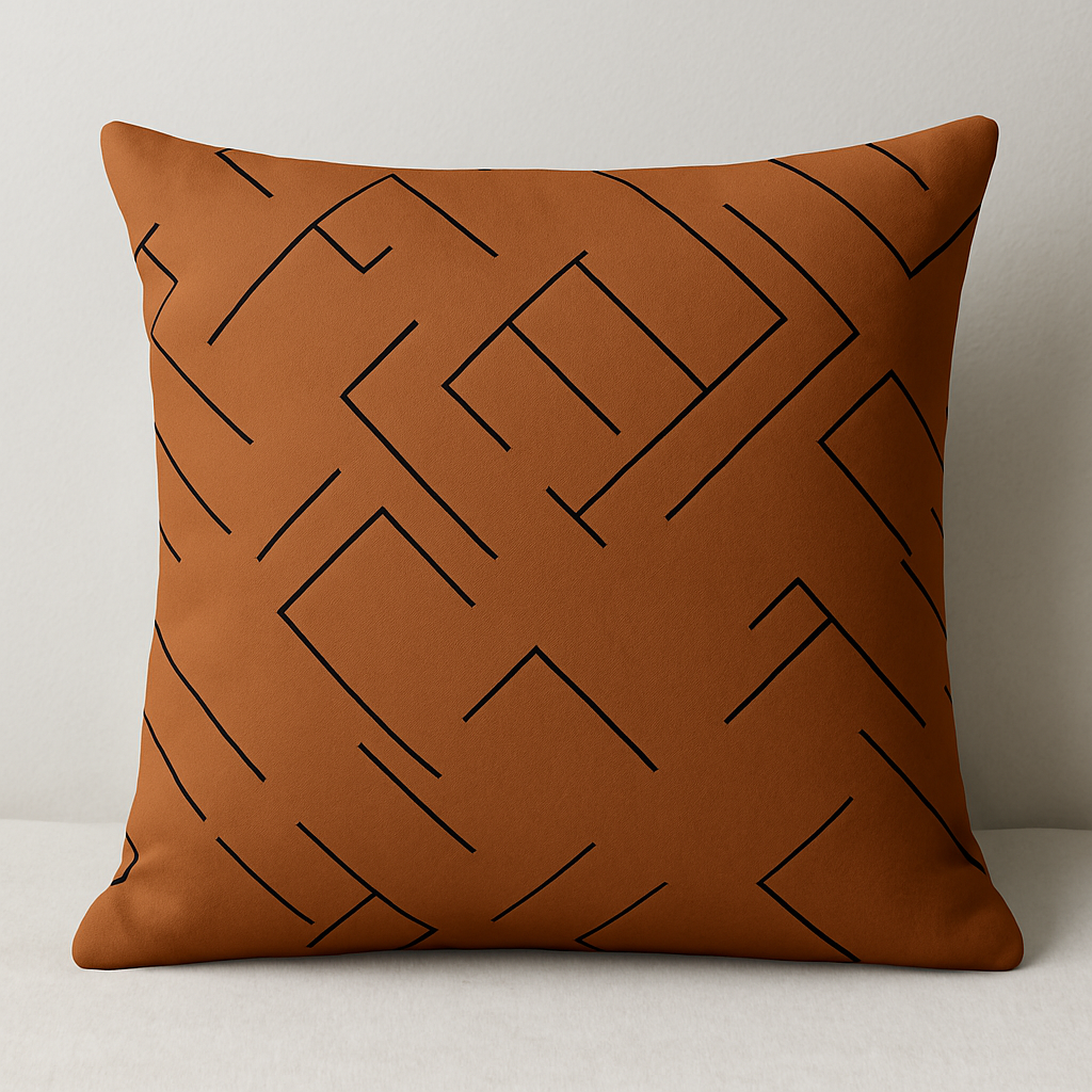 Brown Soft SilkTouch Fleece Throw Pillow Cover