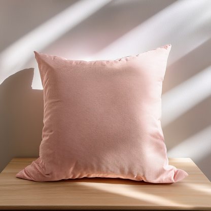 Light Pink Premium Linen-Feel Throw Pillow Cover – Perfect for Summer